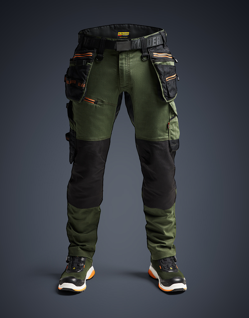 Slitstark hantverksbyxa i stretchig CORDURA® twill som verkligen levererar den ultimata kombinationen av hållbarhet och komfort.